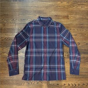 Lululemon Mason Peak Flannel button up size S